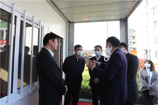 省建设厅厅长项永丹调研博盈国际绿筑