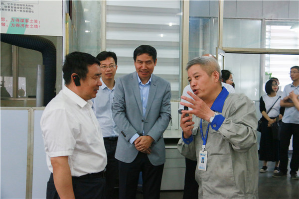 产刷新行时丨省总工会党组成员、副主席张兆都莅临博盈国际钢构集团调研